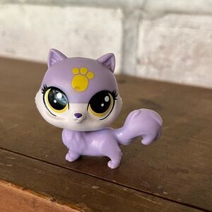 COLLETTE PERSIAN CAT NO#Lucky Pets Authentic Littlest Pet Shop Hasbro LPS Purple